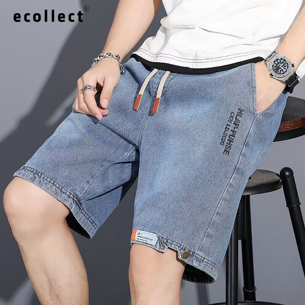 Quần Short Nam Denim ECOLLECT QS21 - Dáng Rộng Thoải Mái, Mỏng Nhẹ Mát Mẻ, Thời Trang Mùa Hè