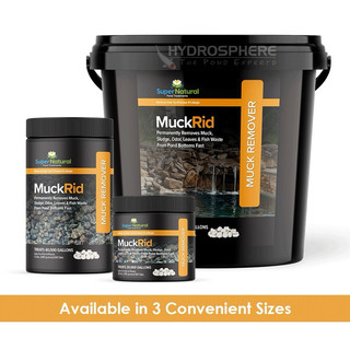 Vi sinh dị dưỡng MuckRid Pro chiết viên - Xử lý phân cá mùn bã giảm cặn đáy cho hồ cá Koi thủy sinh