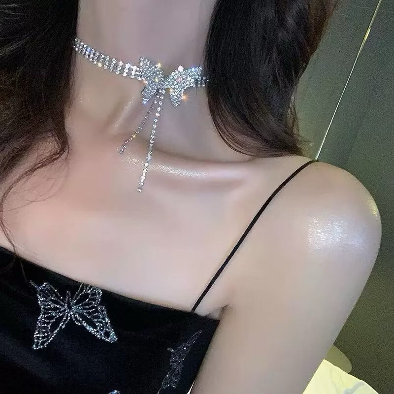 (35 mẫu ) Dây Chuyền (Choker đính đá) cao cấp sang trọng dự tiệc | BigBuy360 - bigbuy360.vn