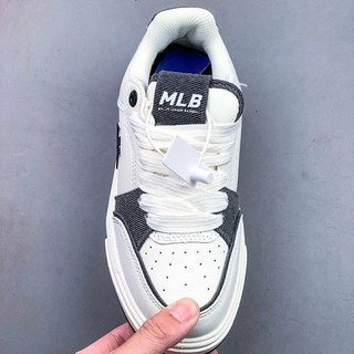 Giày thời trang mùa hè bigsize nam nữ MLB chunky độn đế màu trắng đen , sneaker big size cao cấp tăng chiều cao