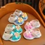 Dép sandal trẻ em quai dán chống trượt Teddy và Bunny cho bé gái bé trai 1-3 tuổi ShinHome