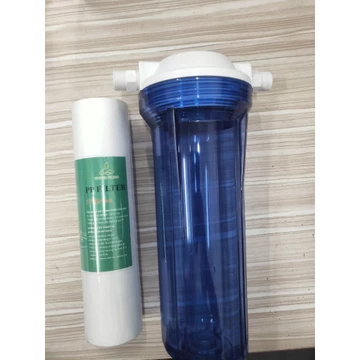 Bộ lọc đầu nguồn ( cốc lọc, giá sắt, 2 kép ren 21, vít, lõi), cốc lọc đầu nguồn.