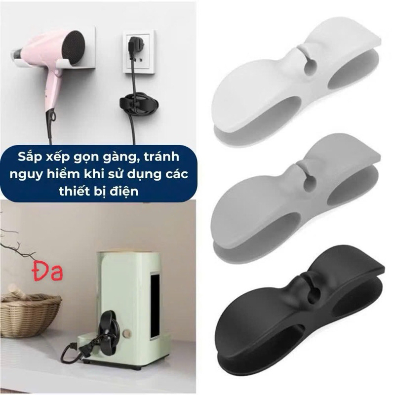 Set 5 Dây silicon quấn dây cáp sạc đa chức năng