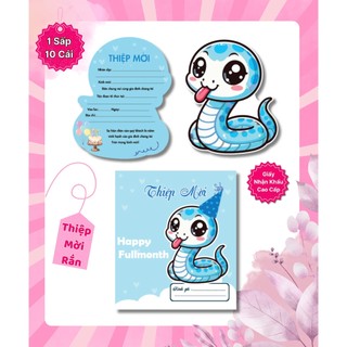 (3 mẫu ) Thiệp mời sinh nhật chủ đề bé trai Set 10 thiệp 20K