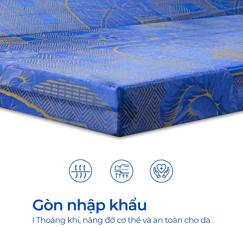 Ảnh Nệm Bông Ép Gấp 3 Aroma Korea - Nệm Mềm - Êm Ái - Bảo Hành 5 năm - Nhiều Màu Giao Ngẫu Nhiên 3