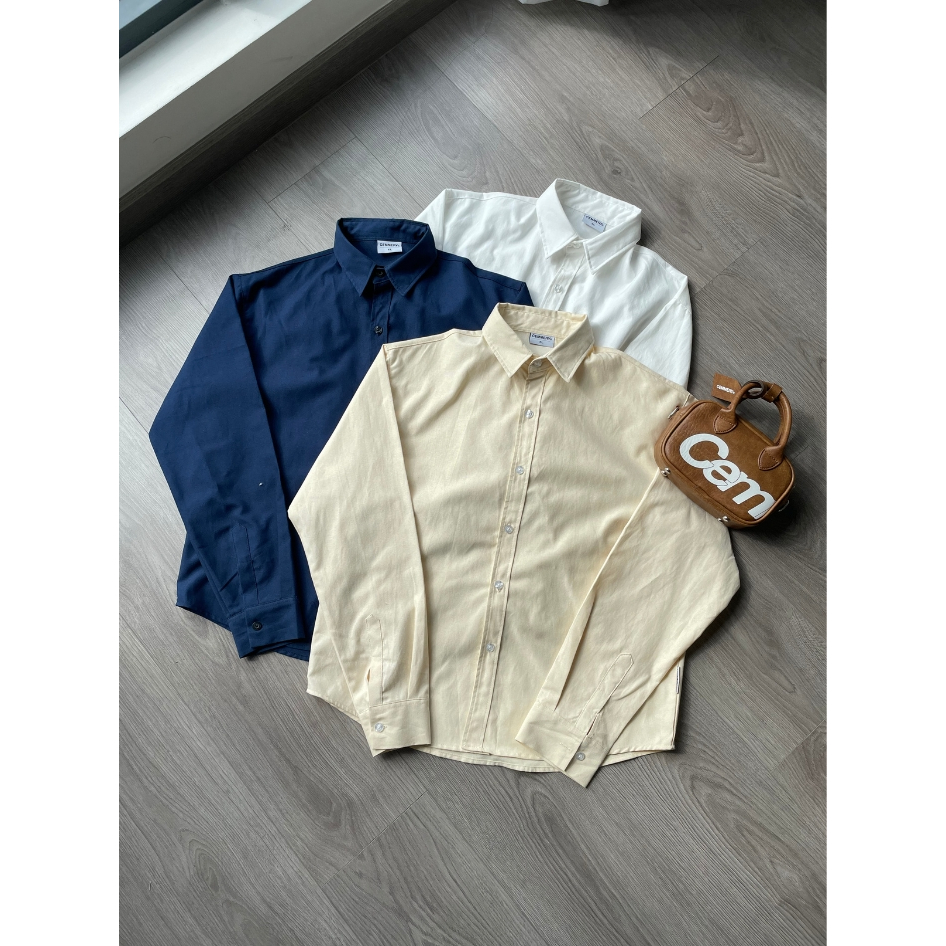 Áo Sơ Mi Oxford CEMMERY Local Brand Chính Hãng Flow Shirt Unisex Form Boxy Tay Dài 6 Màu | BigBuy360 - bigbuy360.vn