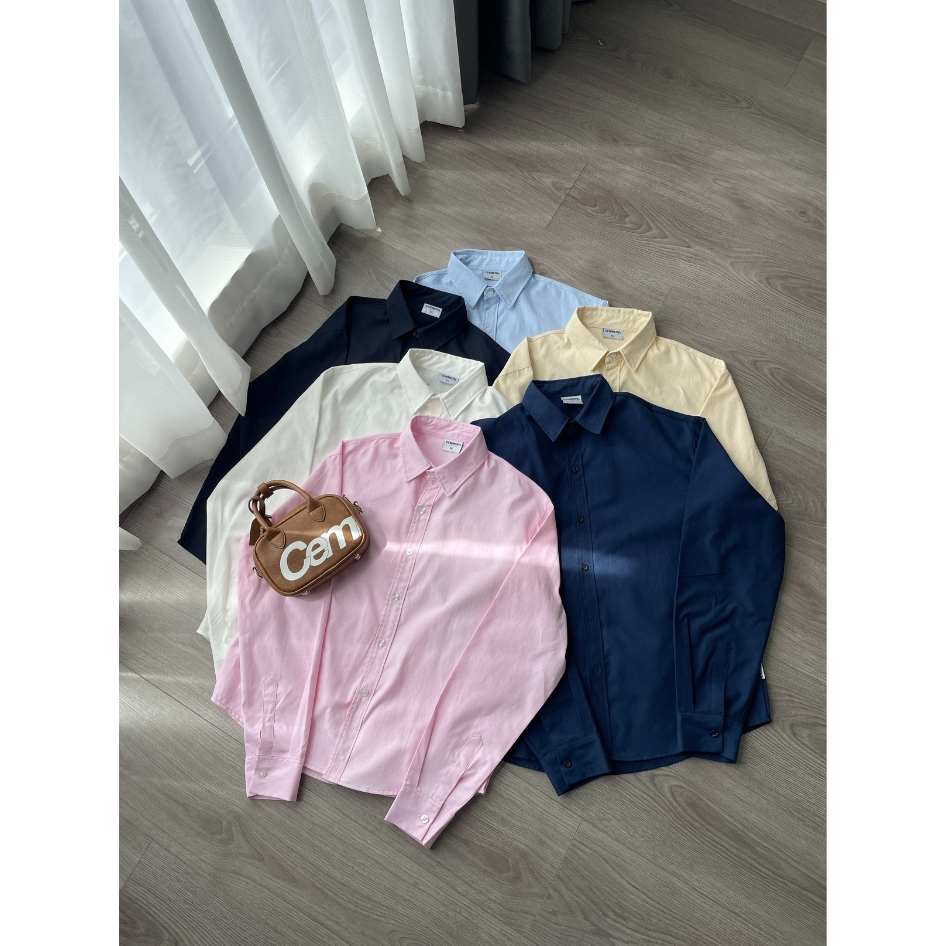 Áo Sơ Mi Oxford CEMMERY Local Brand Chính Hãng Flow Shirt Unisex Form Boxy Tay Dài 6 Màu