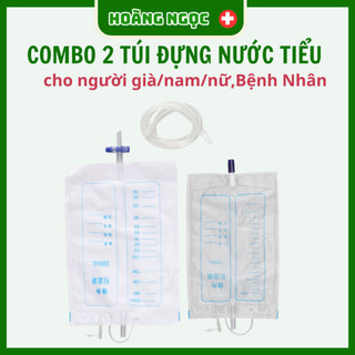 Combo 2 Túi Thoát Nước Tiểu Y Tế - Dung Tích 1000ml & 2000ml