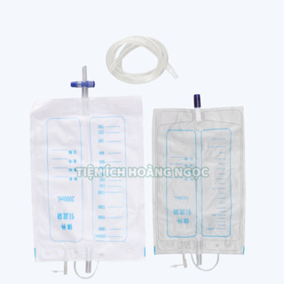 Combo 2 Túi Thoát Nước Tiểu Y Tế - Dung Tích 1000ml & 2000ml