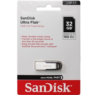 USB 3.0 SanDisk CZ73 Ultra Flair 32GB 150Mb/s (Bạc)