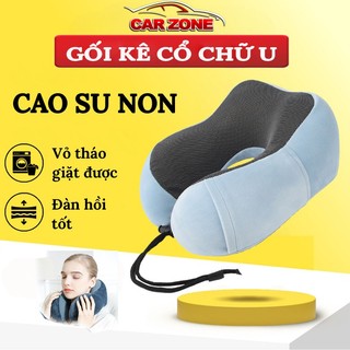 Gối Kê Cổ Chữ U Cao Su Non Chống Mỏi Cổ Mẫu Mới - Giúp Giảm Đau Mỏi Cổ Khi Ngồi Ghế Ô Tô, Dùng Cả Cho Dân Văn Phòng