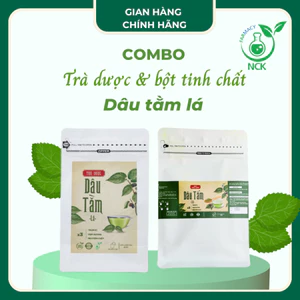 COMBO Trà dược Dâu Tằm & Bột tinh chất Dâu Tằm Lá - Tăng khả năng tỉnh táo tập trung, thanh lọc cơ thể