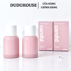Tinh Chất Chống Lão Hóa Retinol Candid 0.3% 0.5% 1% Treatment Giảm Nếp Nhăn Cải Thiện Da MẫuThử Duduhouse