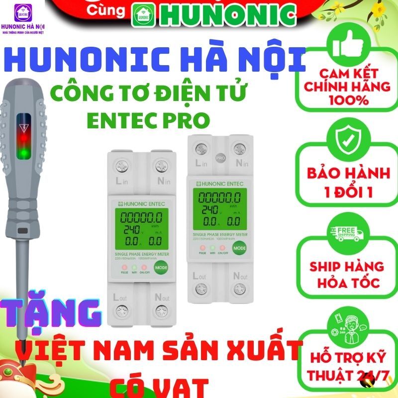 Công Tơ Điện Hunonic Entec - Giải Pháp Tiết Kiệm Năng Lượng Thông Minh ...