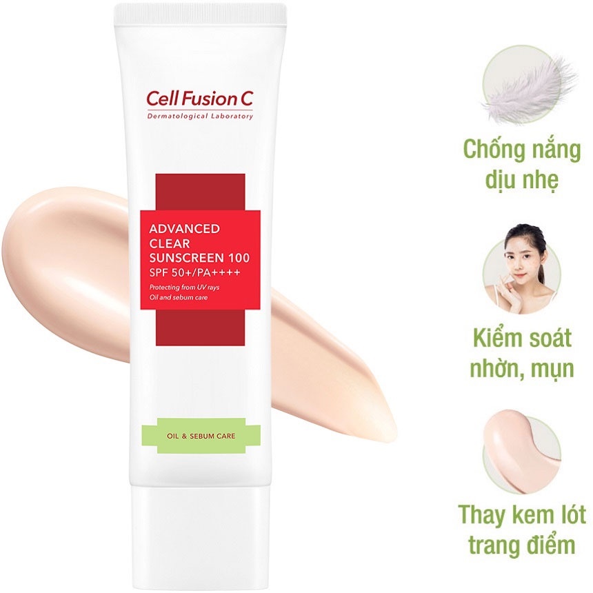 Ảnh Kem chống nắng da nhạy cảm Cell Fusion C SPF50+ PA++++ bảo vệ khỏi tia UV 50ml 2