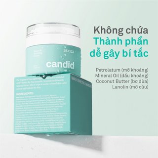Kem Dưỡng Ẩm Candid B5 CICA Repair & Soothing Cream Hỗ Trợ Phục Hồi Da 50ml Duduhouse