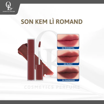 SOn Romand Blur Fudge Tint Son Kem Lì, Lên Màu Chuẩn