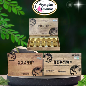 Bổ não An Cung Ngưu Hoàng Hàn Quốc Hộp gỗ/ hộp giấy 60 viên