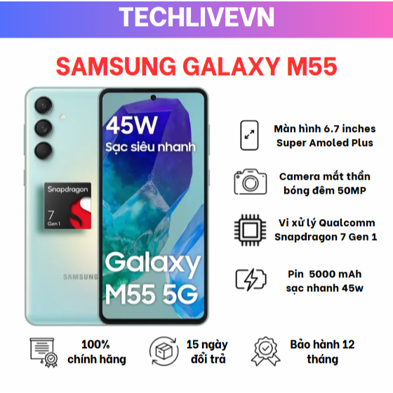 Điện Thoại Di Động Samsung Galaxy M55 5G | Shopee Việt Nam