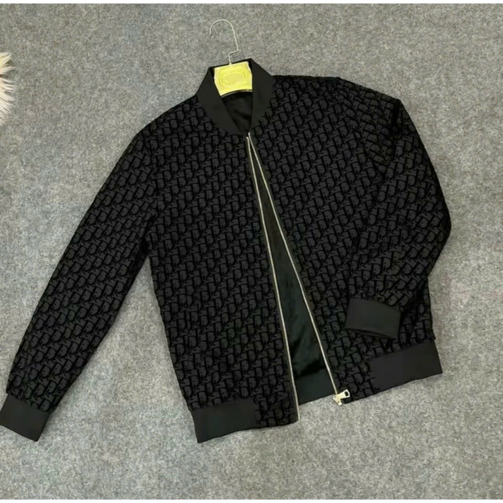 Áo Khoác Bomber Do.ir Họa Tiết Vân Nhung Dập Nổi Hàng QC Siêu Cấp