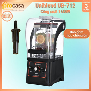 Máy xay sinh tố công nghiệp Uniblend UB-712 - 1680W - Xay đá cực tốt cho quán và nhà hàng