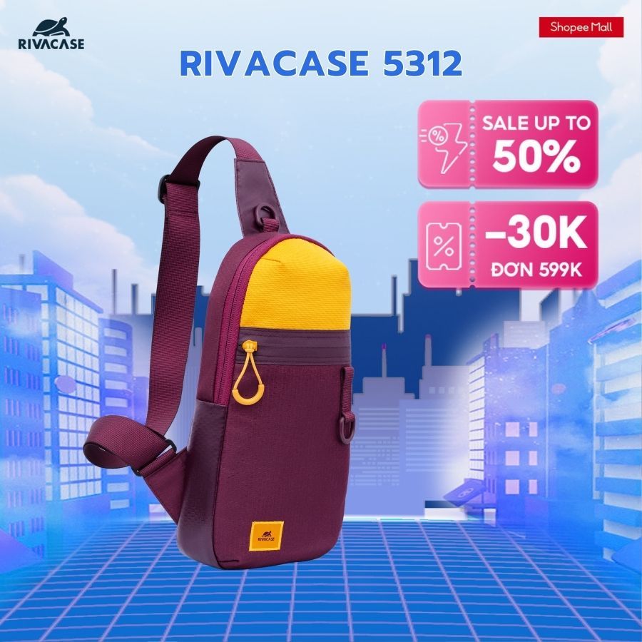 Ảnh Túi Đeo Chéo Thắt Lưng RIVACASE 5312 - Hàng Chính Hãng 1