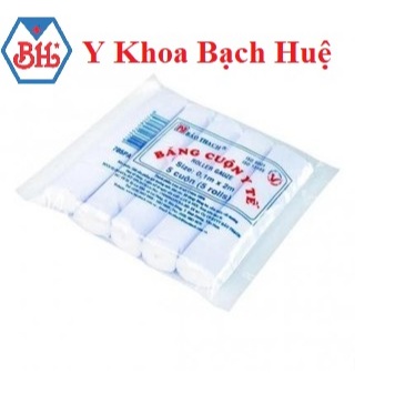 Combo15 băng cuộn Bảo Thạch, Băng cuộn vải y tế  (Đóng gói: túi 5 cuộn)