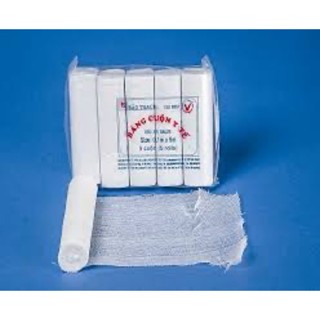 Combo15 băng cuộn Bảo Thạch, Băng cuộn vải y tế  (Đóng gói: túi 5 cuộn)