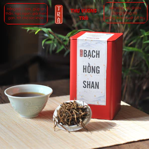 Bach Hống Shan 1 tôm lên men hồng trà nước cánh gián trong tốt cho mọi người đóng hộp thiếc 100gr