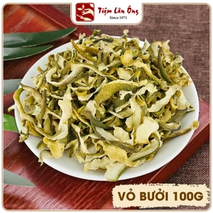 Vỏ bưởi khô 100g, cùi mỏng, xanh, thơm, trà bưởi detox, hỗ trợ giảm cân, giảm mỡ, kích thích mọc tóc