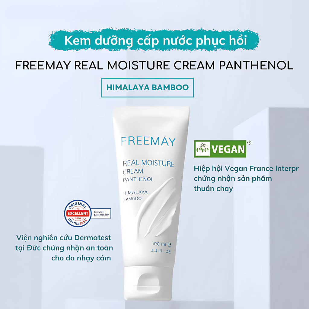 [QUÀ TẶNG KHÔNG BÁN] Kem Dưỡng Cấp Nước Phục Hồi Freemay Real Moisture Cream 30ML