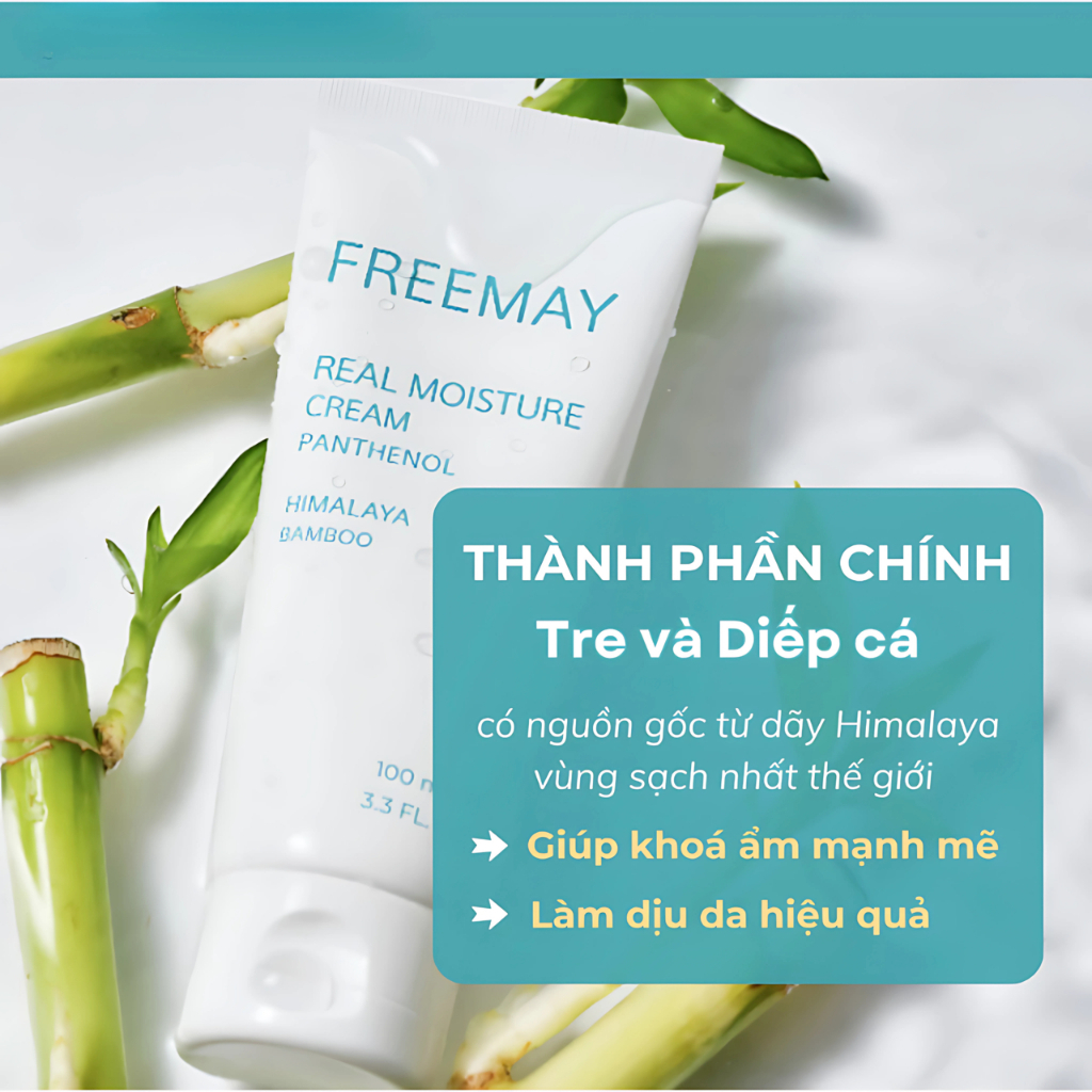 [QUÀ TẶNG KHÔNG BÁN] Kem Dưỡng Cấp Nước Phục Hồi Freemay Real Moisture Cream 30ML
