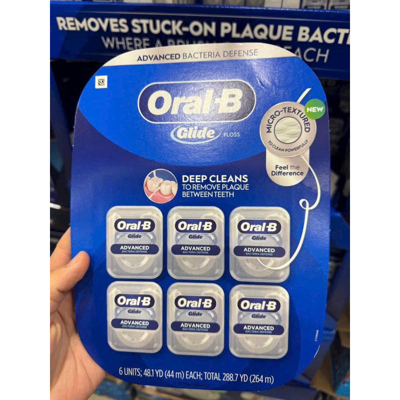Chỉ Nha Khoa Oral-B Glide (Sợi Chỉ Mới Micro-Teeextured) - Bill Mỹ ...