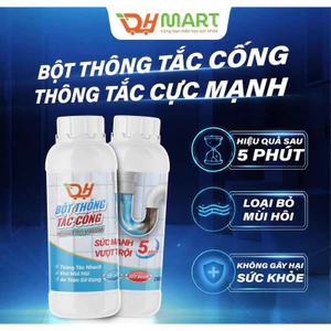 Bột Thông Cống DH - Khử Mùi Hôi, Diệt Khuẩn, Sạch Bong