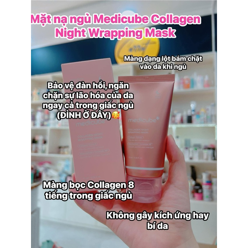 Mặt nạ ngủ Medicube Collagen Night Wrapping Mask 75ml