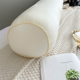 Gối ôm cao cấp Tencel lõi bông gòn M2T BEDDING trắng tinh khiết kích thước 35x100cm