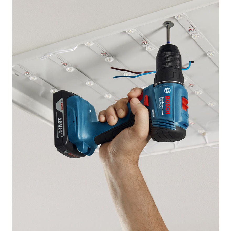 Máy khoan vặn vít dùng pin Bosch GSR 185-LI 18V Hàng chính hãng