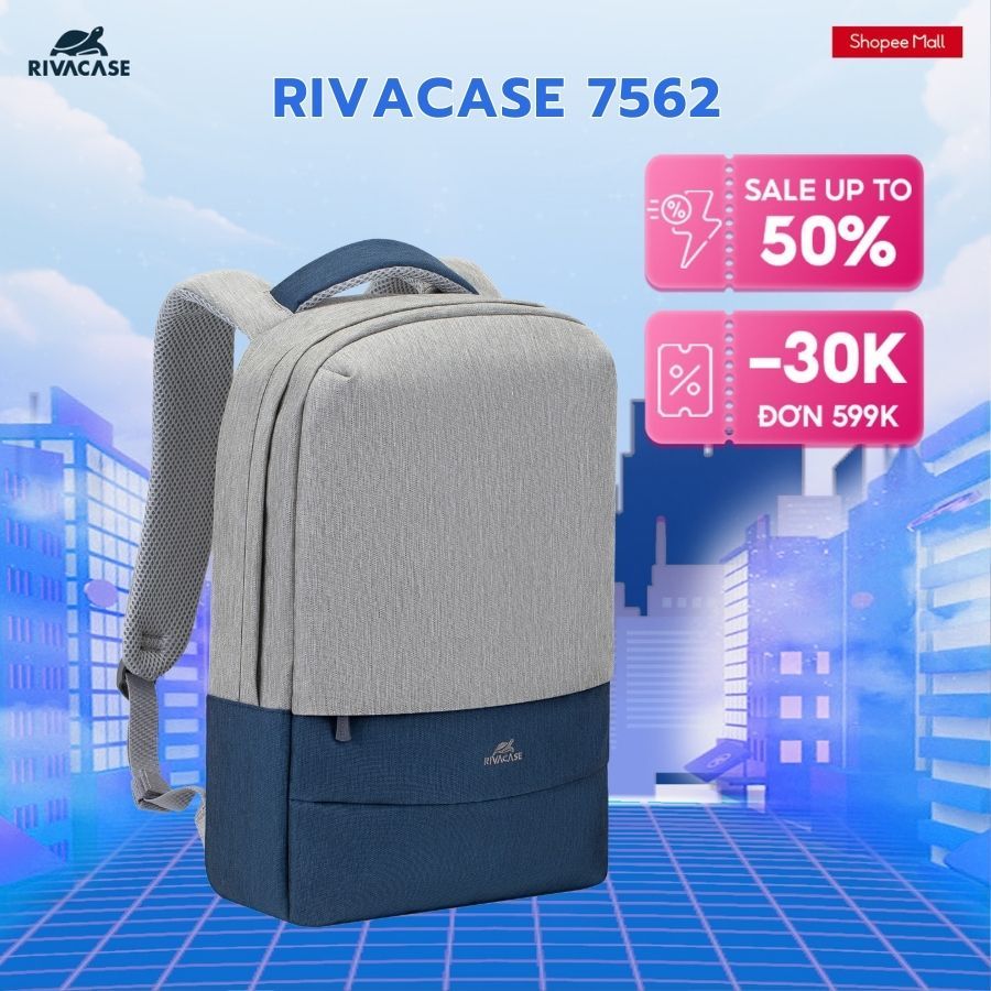 Ảnh Balo Laptop Rivacase 7562 15.6 inch - Hàng Chính Hãng 1