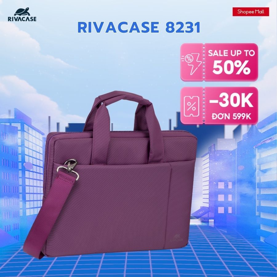 Ảnh Cặp Xách Laptop RIVACASE 8231 15.6 inch - Hàng Chính Hãng 1