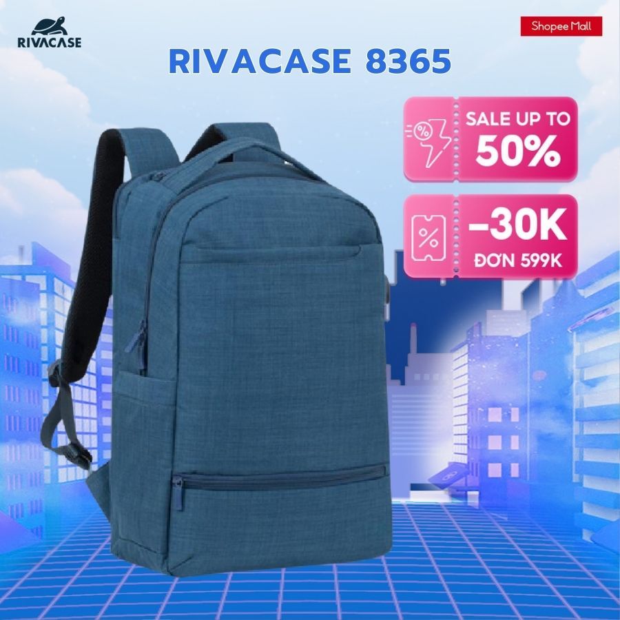 Ảnh Balo Laptop Du Lịch Rivacase 8365 17.3 inch - Hàng Chính Hãng 1