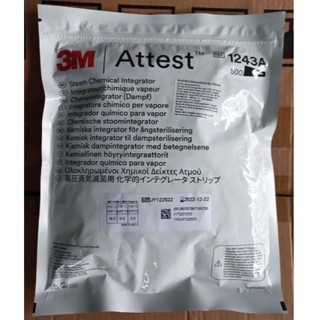 Gói 500 test.Test 1243A-3M  chỉ thị hoá học.Test sinh học kiểm tra tiệt trùng/ test thử áp suất gói dụng cụ