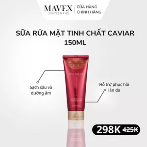 Sữa Rửa Mặt Tạo Bọt SAMBIJO Tinh Chất Caviar 150ML