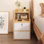 Tủ Gỗ Đầu Giường ,Kệ 3 Tầng 2 Ngăn Kéo Gỗ MDF Chống Nước