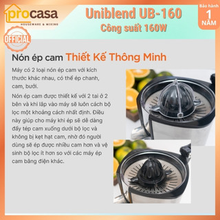 Máy vắt cam tự động có tay cầm Uniblend UB-160 - 160W - máy ép cam cho quán