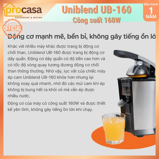 Máy vắt cam tự động có tay cầm Uniblend UB-160 - 160W - máy ép cam cho quán