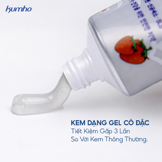 Kem Đánh Răng Trẻ Em Kumho HQ Kids Cat Love 70g Hương Dâu Chăm Sóc Răng Sữa, Hơi Thở Thơm Mát