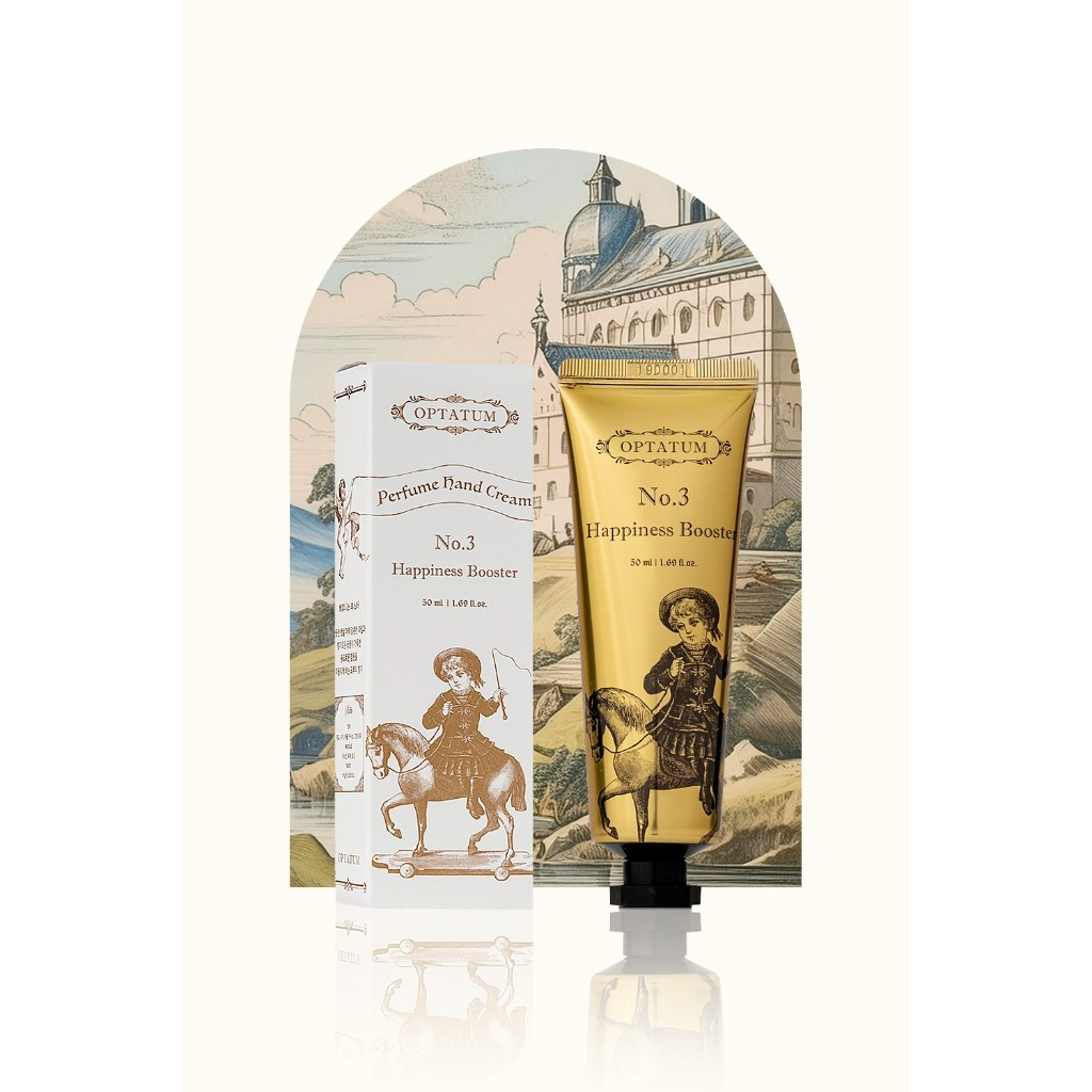 Set 1 Kem Dưỡng Da Tay Optatum Perfume Hand Cream 50ml (No.03) và 1 Xịt thơm Dress Perfume 8ml No.03