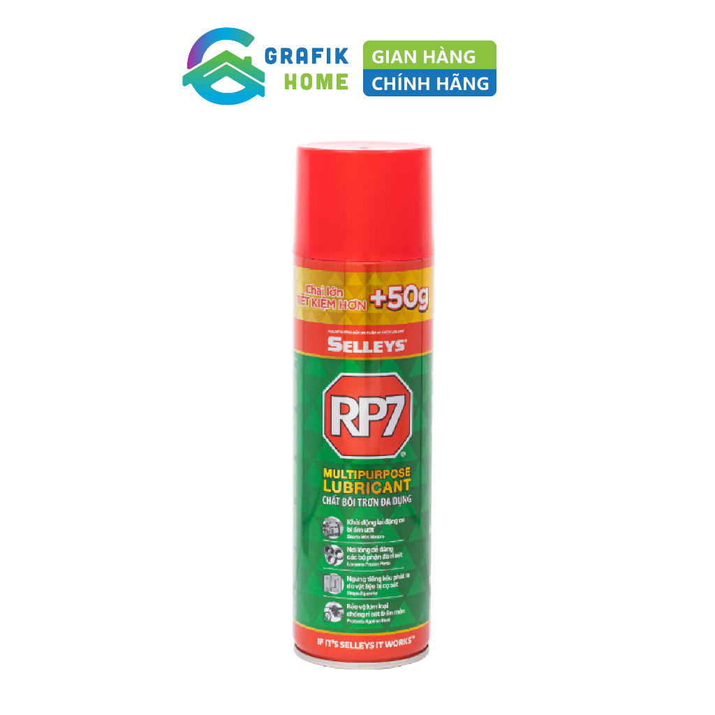 Dầu chống rỉ sét RP7 chính hãng Selleys dạng xịt chai 350g | Shopee ...