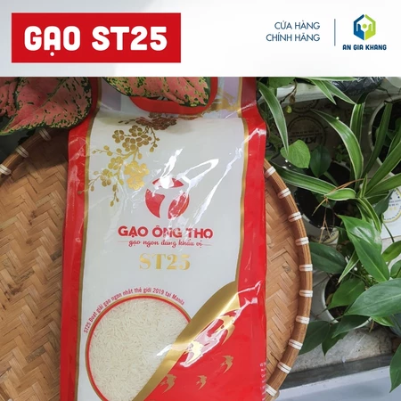 Gạo ST25 Gạo Ông Thọ Đặc Sản Sóc Trăng - Túi 5kg - An Gia Khang Food