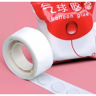 5 cuộn băng dính 2 mặt dán bóng bay, cố định đồ vật tiện lợi